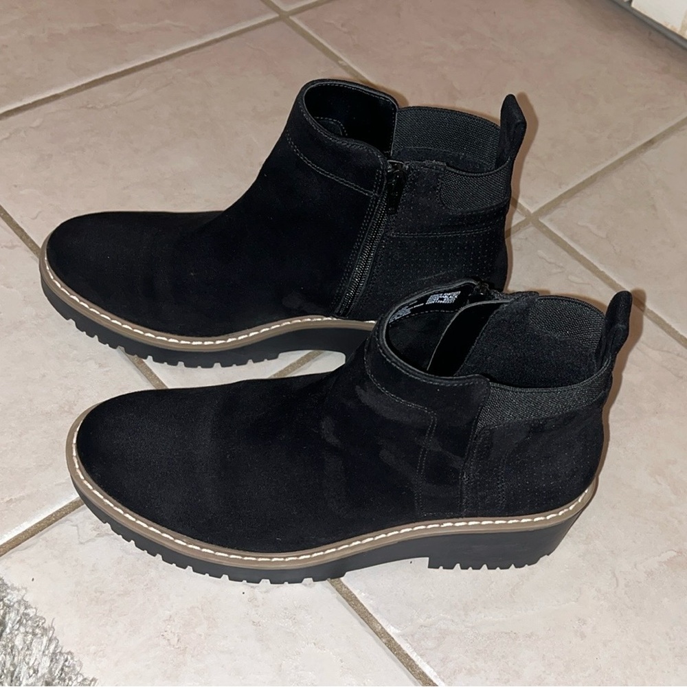 Black Suede Ankle Boots